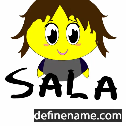 cartoon of the name Saia