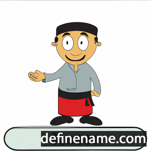 cartoon of the name Said-khasan