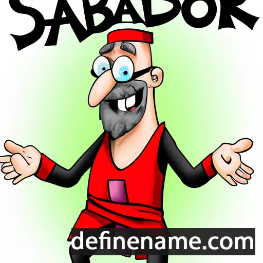 Saidabror cartoon