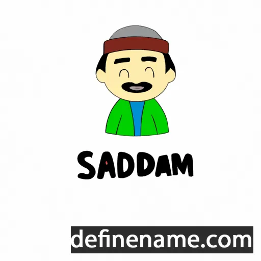 cartoon of the name Saidamin