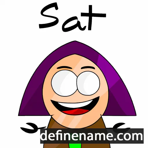 cartoon of the name Saidat