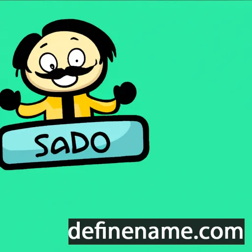 cartoon of the name Saidfozil