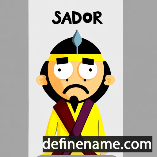 Saidqodir cartoon