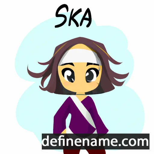 Saika cartoon