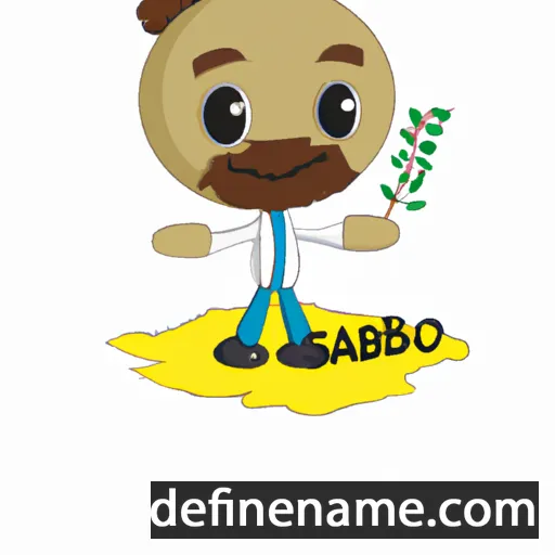 cartoon of the name Sainabou