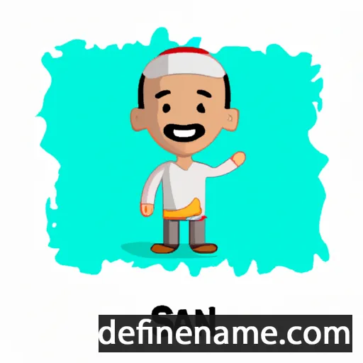 cartoon of the name Saini