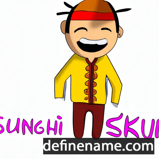 cartoon of the name Sainkhüü