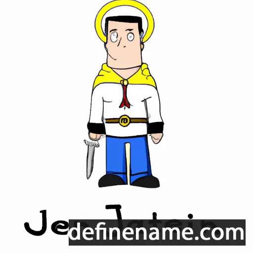 cartoon of the name Saint-jean