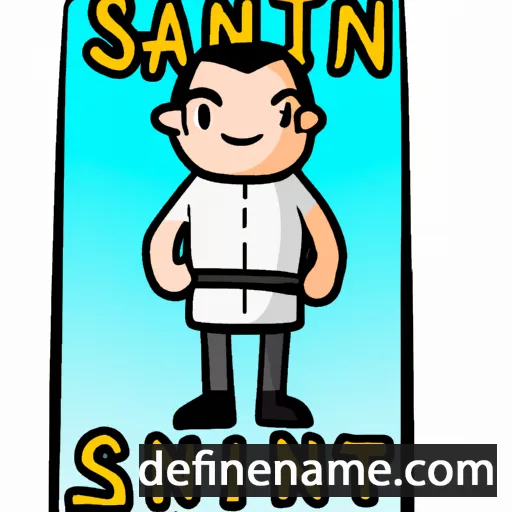 Saintin cartoon