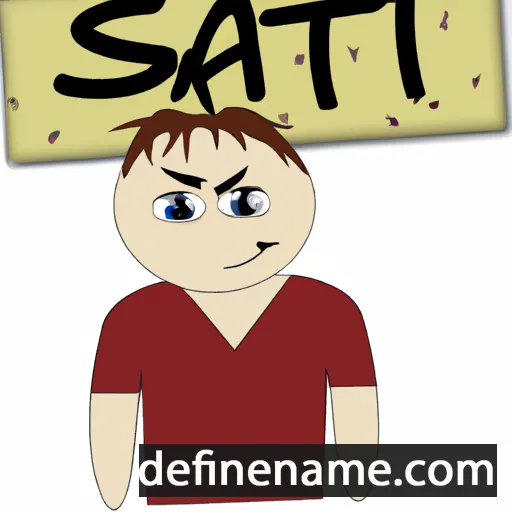 cartoon of the name Saiti