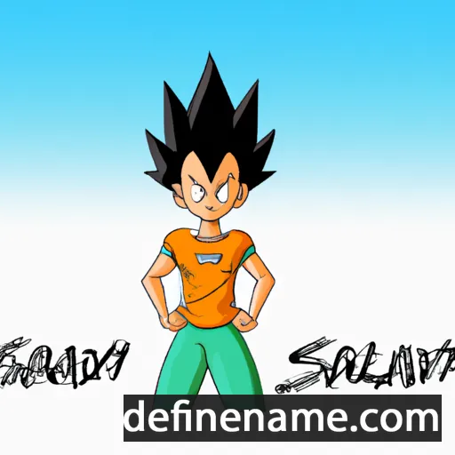 Saiyan cartoon