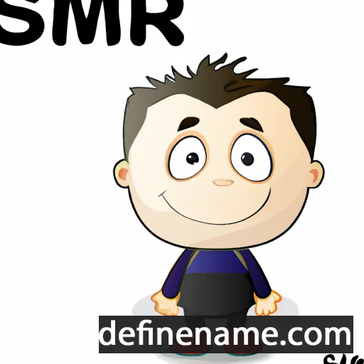 cartoon of the name Sajmir