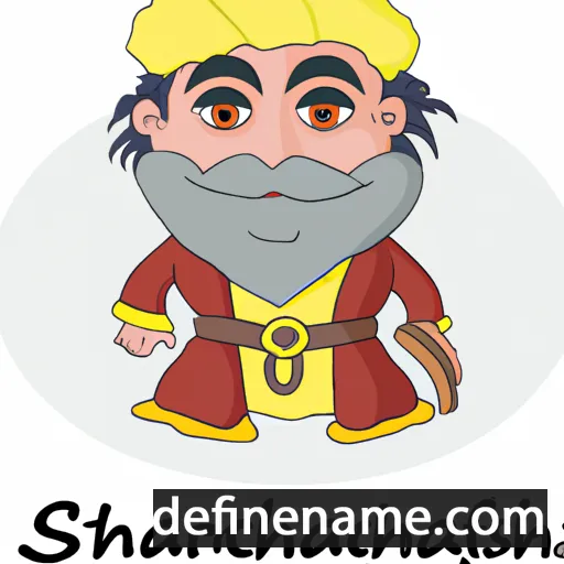 cartoon of the name Sakhandzheri