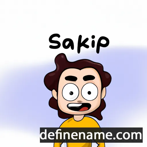 cartoon of the name Sakıp