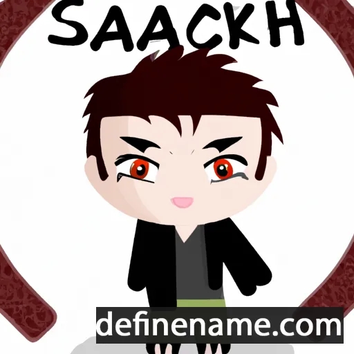 cartoon of the name Sakichi