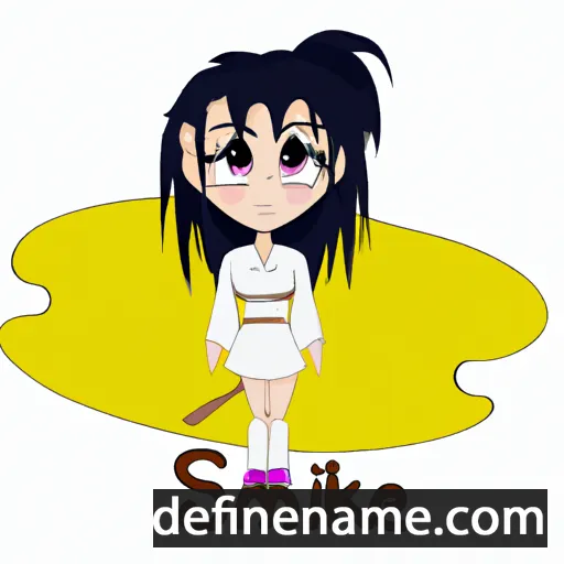 cartoon of the name Sakihime