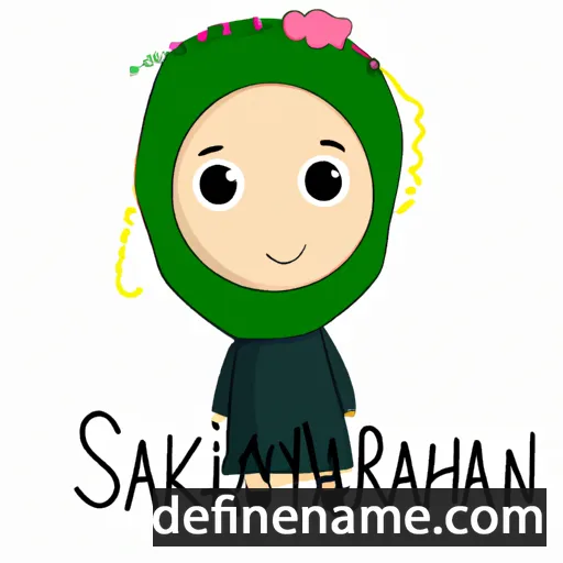 Sakinah cartoon