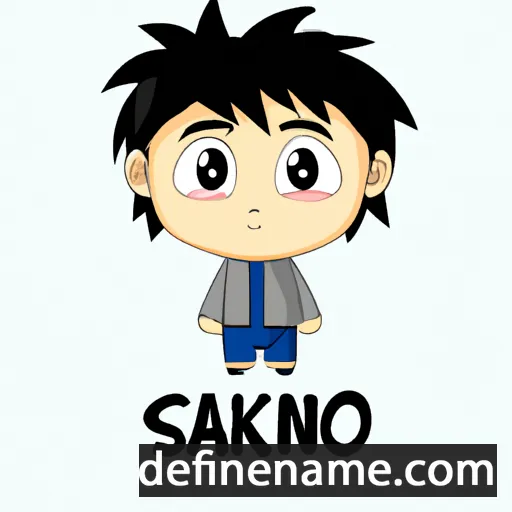 cartoon of the name Sakino