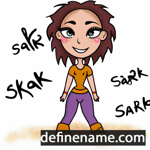 cartoon of the name Sakira