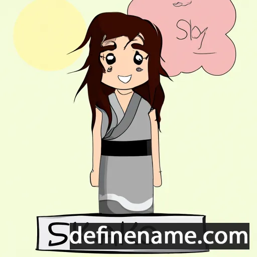 cartoon of the name Sakiyo