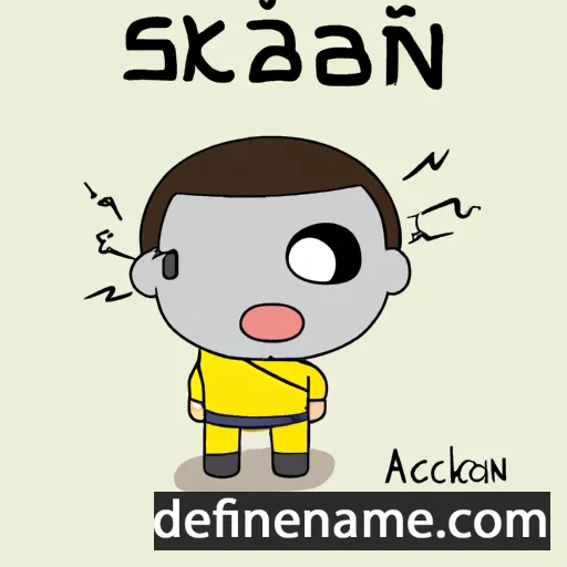 cartoon of the name Sakon