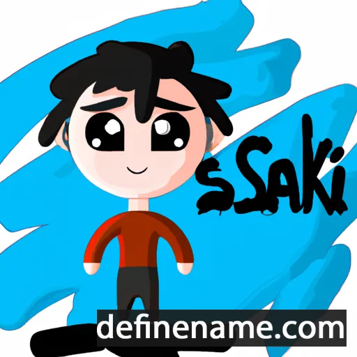 cartoon of the name Saksi