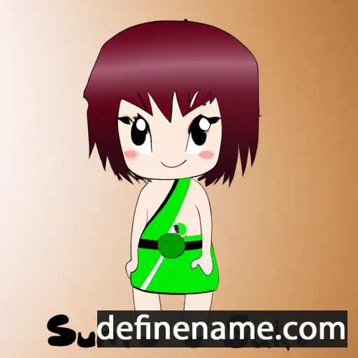 cartoon of the name Sakume