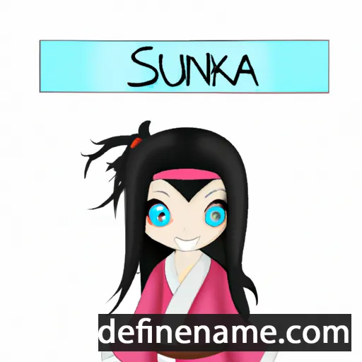 cartoon of the name Sakuna