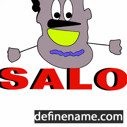 cartoon of the name Sal