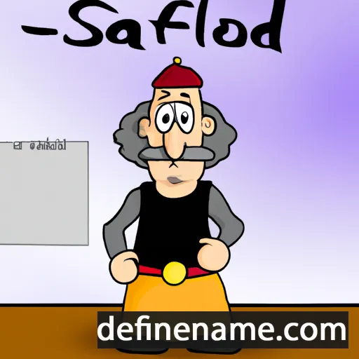 cartoon of the name Salafrid