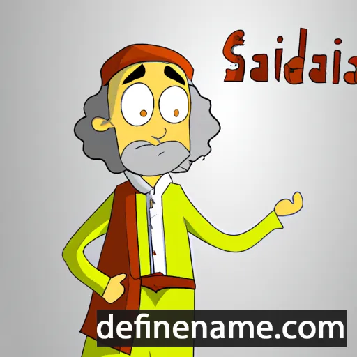 Salahad-din cartoon