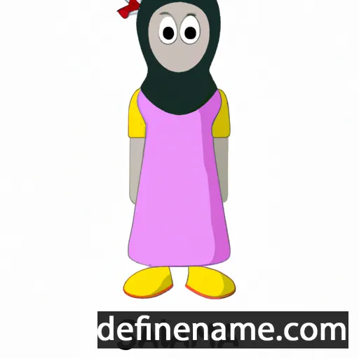 cartoon of the name Salama