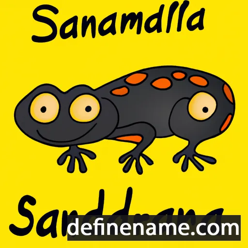 Salamandra cartoon