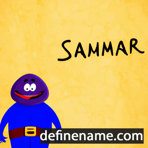 cartoon of the name Salamar