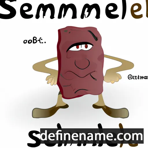 cartoon of the name Salamihel