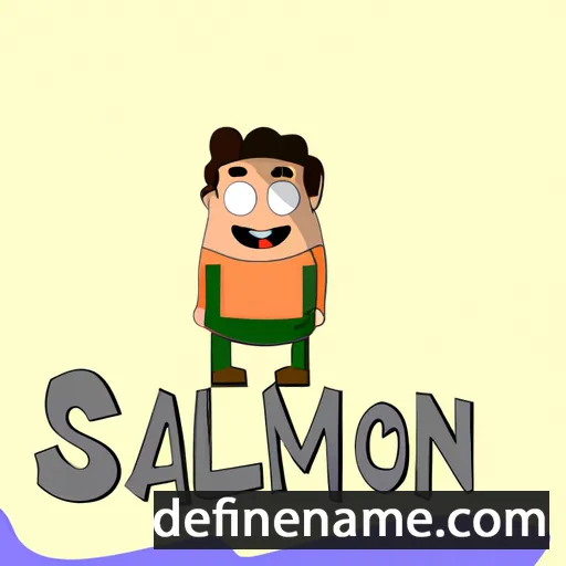 Salamón cartoon