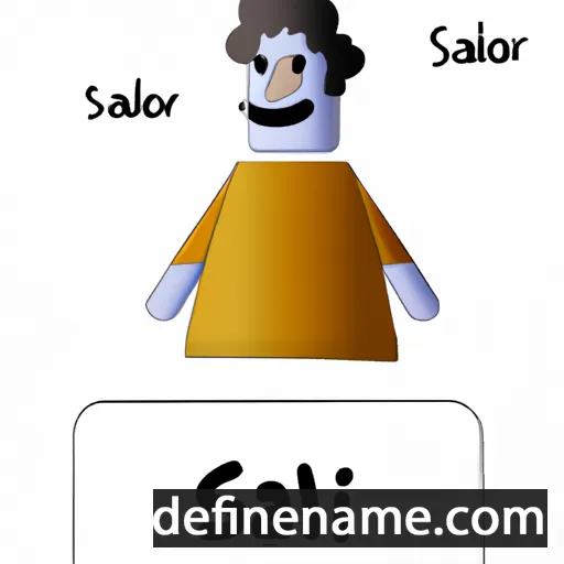 cartoon of the name Salar