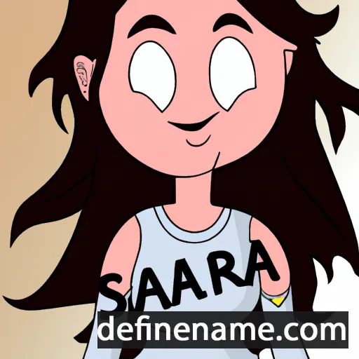 cartoon of the name Salara