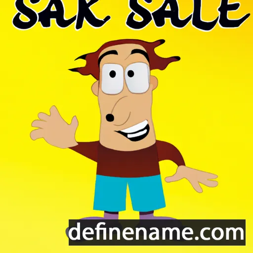 cartoon of the name Salek