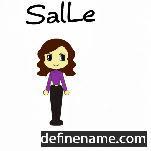 cartoon of the name Salene