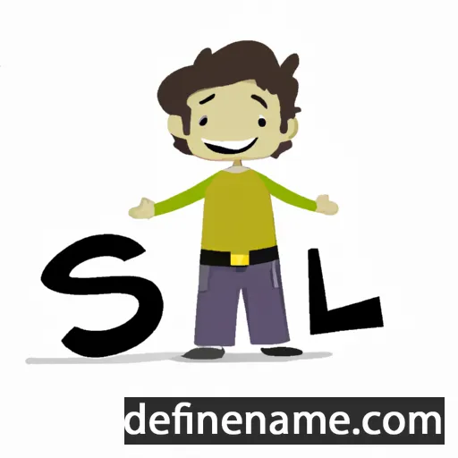 cartoon of the name Sali