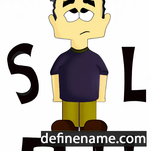 cartoon of the name Sali