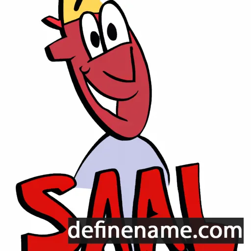 cartoon of the name Sali