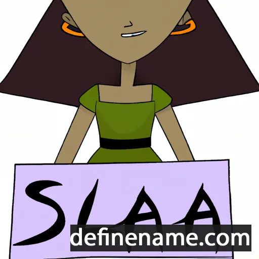 Salia cartoon