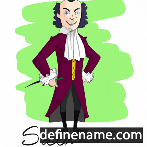 cartoon of the name Salieri