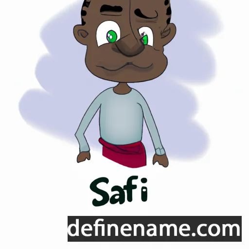 cartoon of the name Salifu