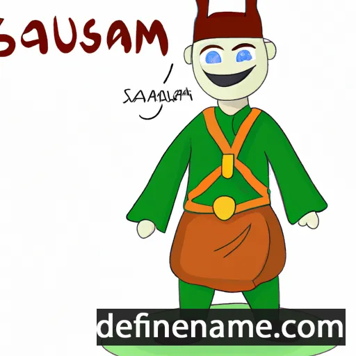 Šamsātūnn cartoon