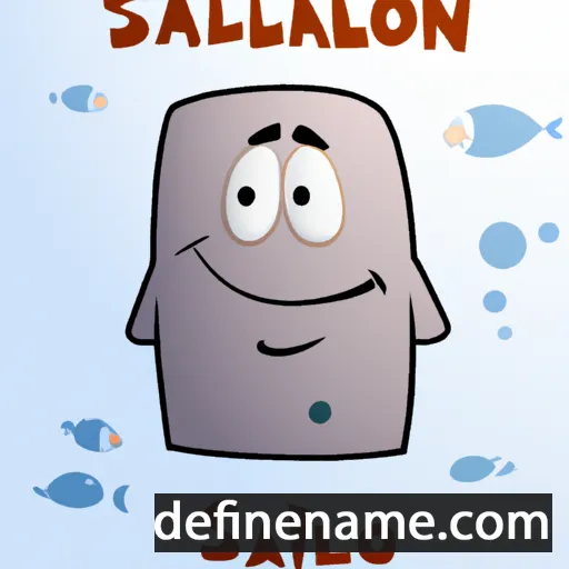 cartoon of the name Sálmmo