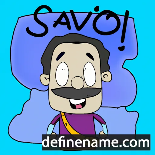 cartoon of the name Sálvio