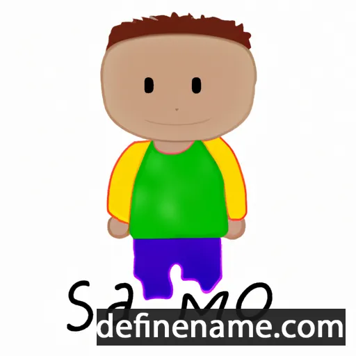 cartoon of the name Sámal